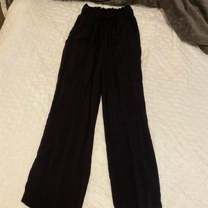 H&M black flowy pants